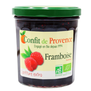 Jam Extra Bio Raspberry Confit of Provence