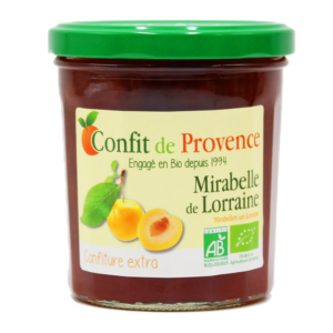 Confiture Extra Bio Mirabelle de Lorraine Confit de Provence