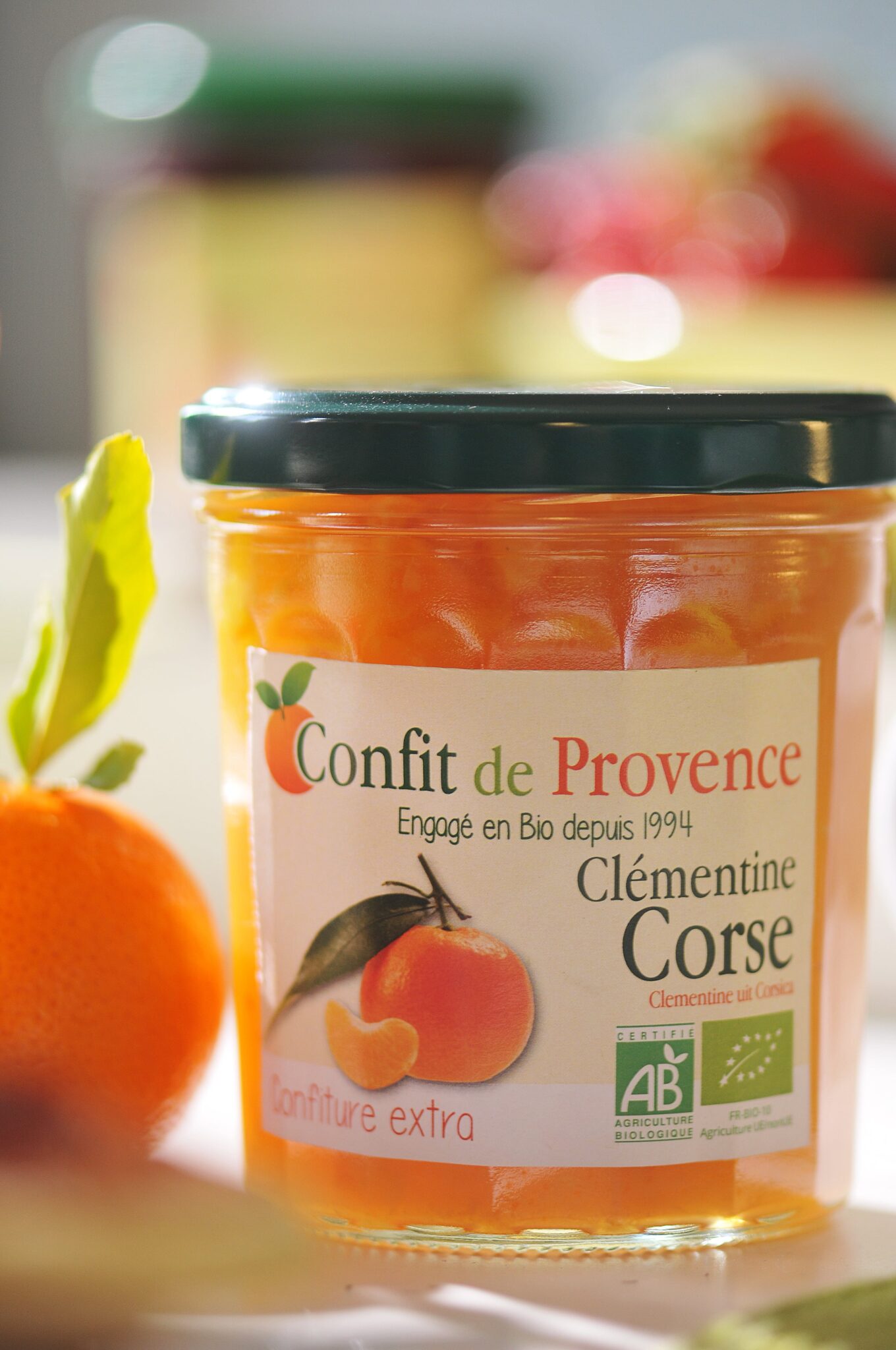 Clémentine Corse - Confiture Bio Extra 370g - Confit de Provence