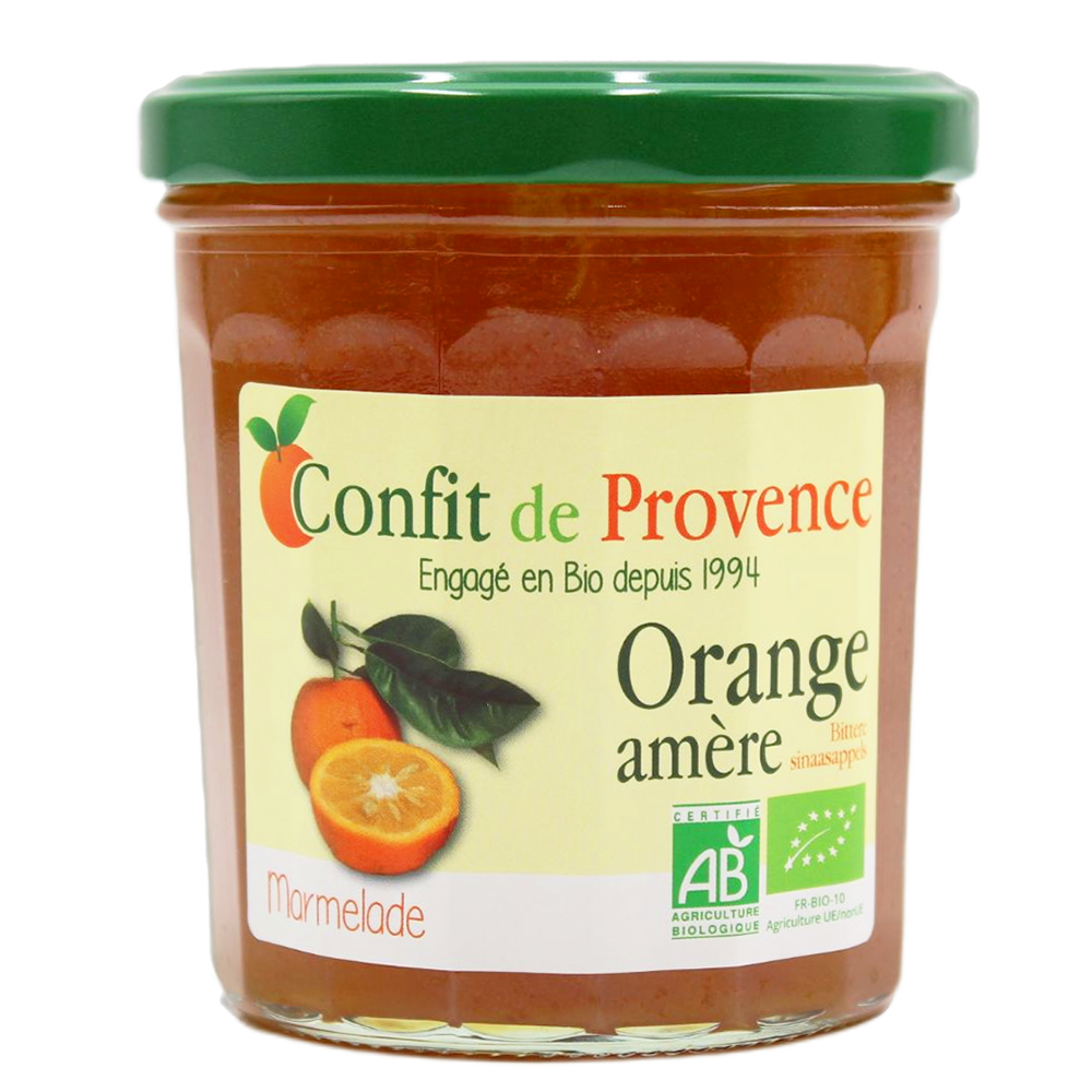 Marmelade Bio Orange Amère Confit de Provence