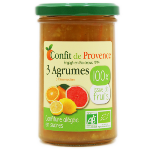 Organic light jams 100% from fruit - Confit de Provence