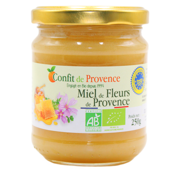 Miel de Fleurs de Provence - Miel Bio IGP 250g