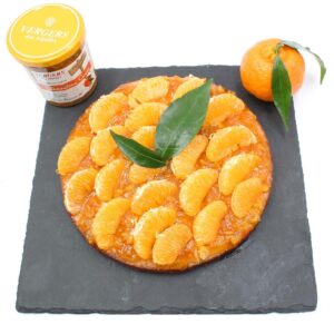 Recipe "Macaroon cake" with almonds and Corsican Clementine
