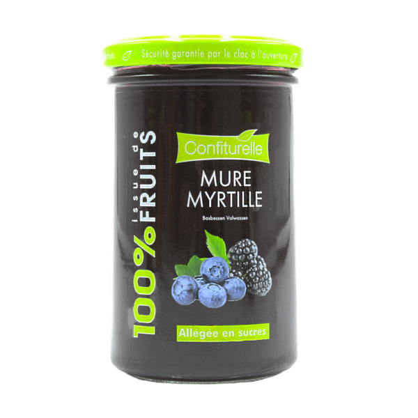 Mûre Myrtille - Préparation Allégée 100% issue de Fruits 290g